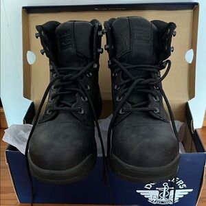 NWOT Timberland PRO Powerfit Black Lace Up Boots Durable Design
